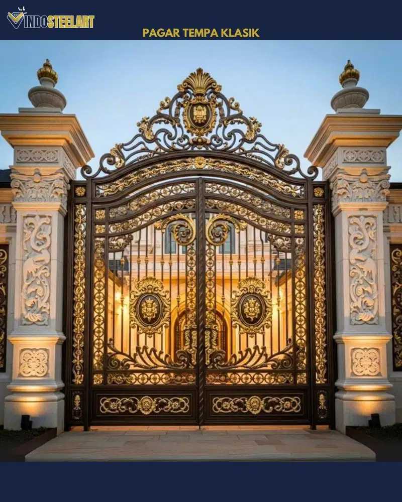 Pagar estetik dan minimalis