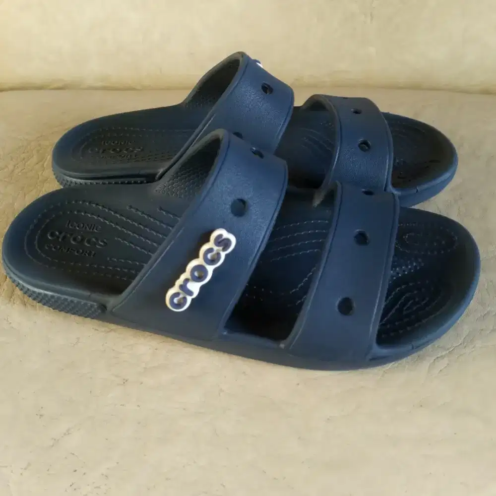 CROCS Classic Two Strap Slide Navy