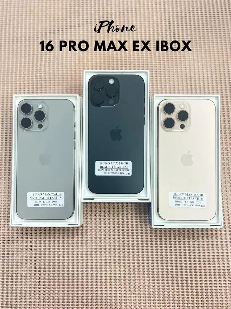 IPHONE 16 PRO MAX 256GB EX IBOX LIKE NEW