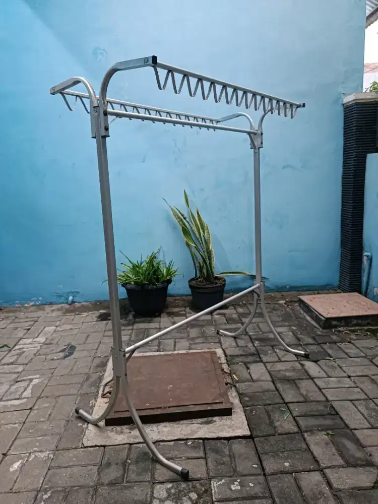 Jemuran baju aluminium hks