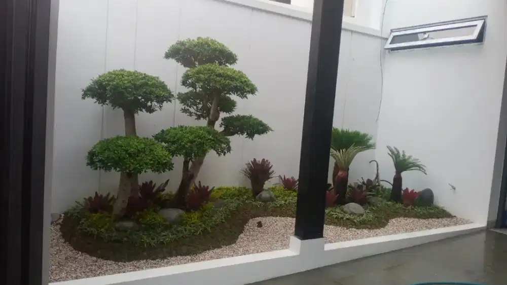 Mnrima jasa pembuatan taman kantor Tama rumah berkualitas