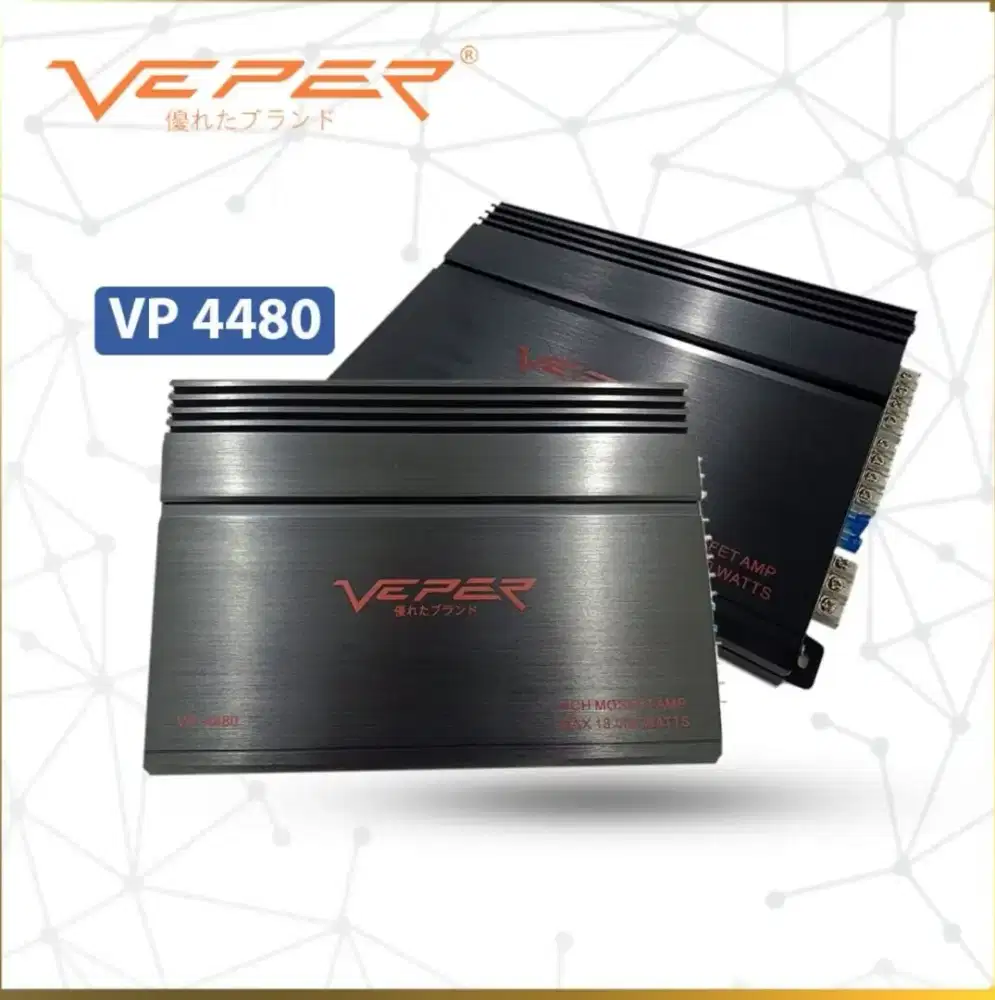 Power 4ch veper audio, tenaga badak