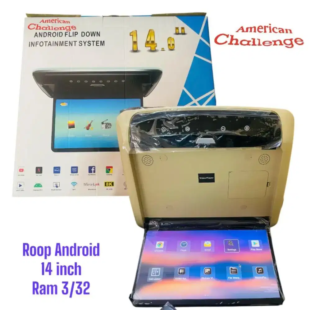 Tv plafon android 14inch ram 3gb