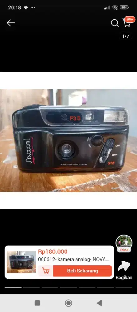 Kamera point N shoot Novacam siap mengabdi