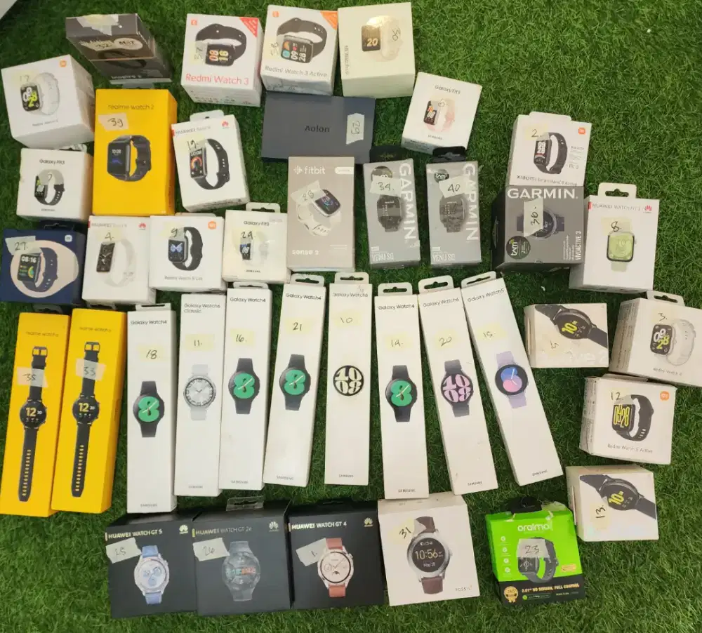 Smartwatch Samsung , Huawei , Garmin , Fosil , kondisi second like new