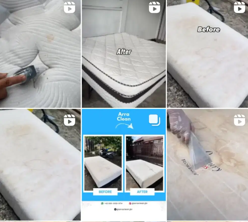 Jasa panggilan homeservis cuci sofa sofabed kursi kasur Springbed