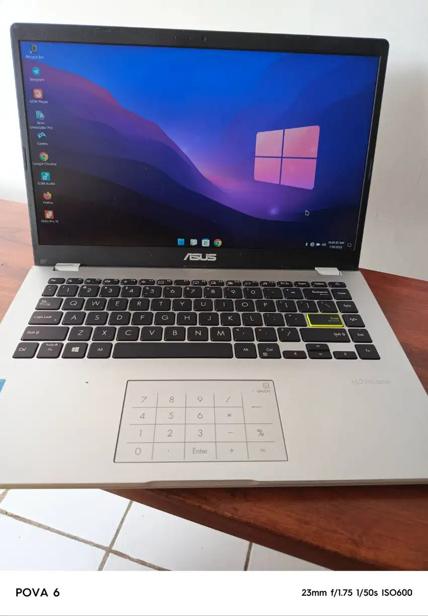 Laptop ASUS |SSD NVME|Ram 4gb ddr4|Pelajar,kuliah,Bisnis,Usaha, NORMAL