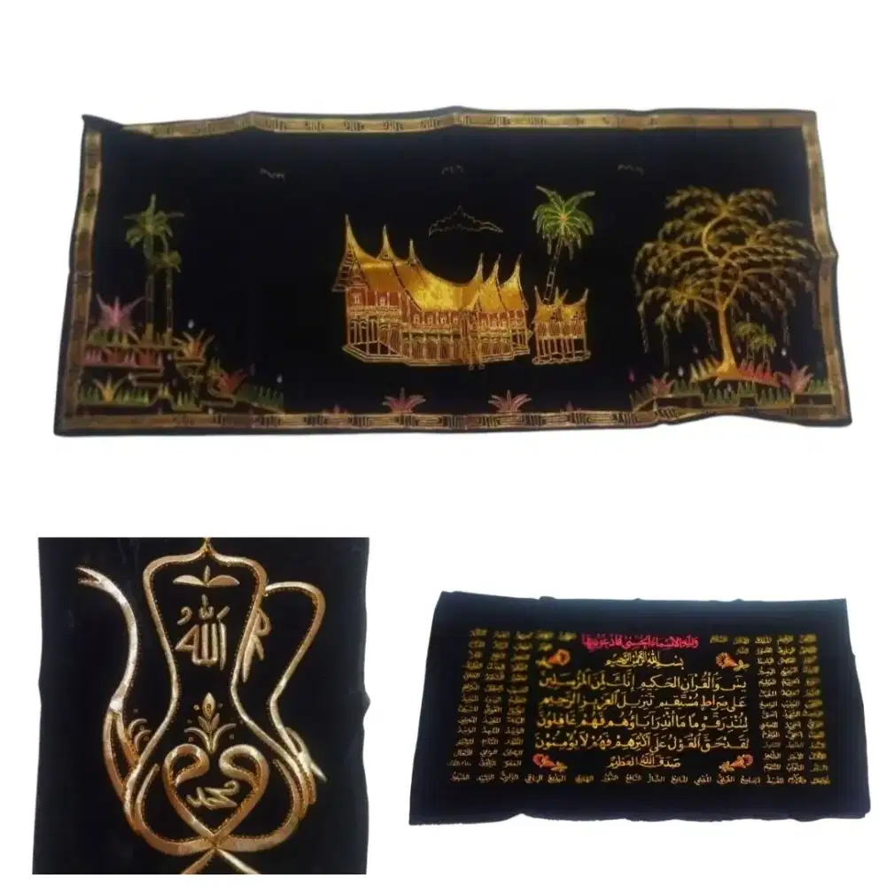 Hiasan sulam benang emas