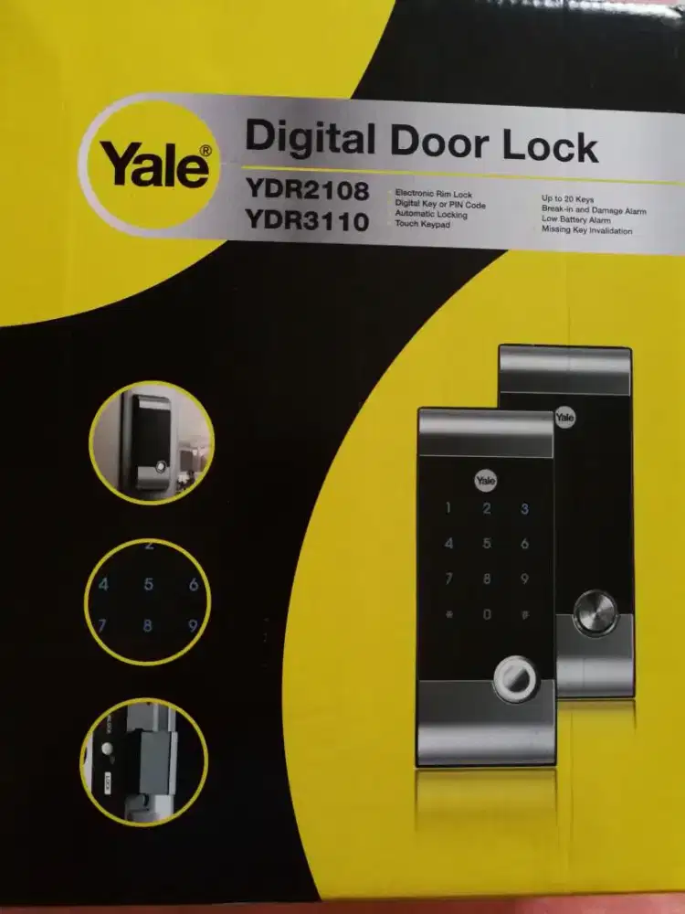Yale smart door lock ydr3110 kunci pintu digital