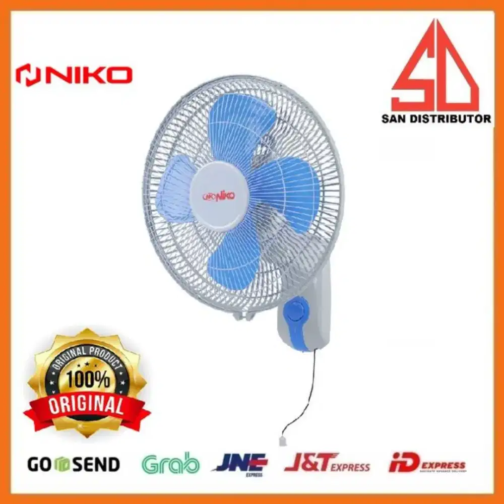 Kipas angin Niko 16 inc dinding baru