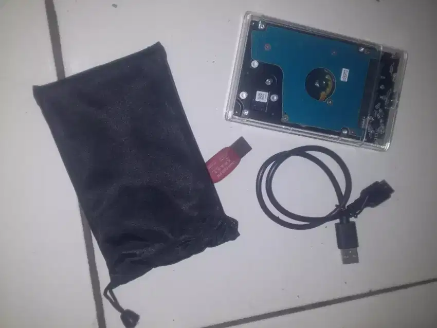 Hard Disk Slim Transparan 1 Tb