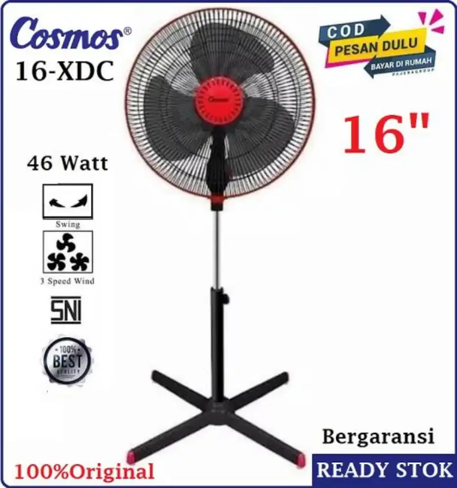 Kipas angin cosmos kaki silang berdiri baru