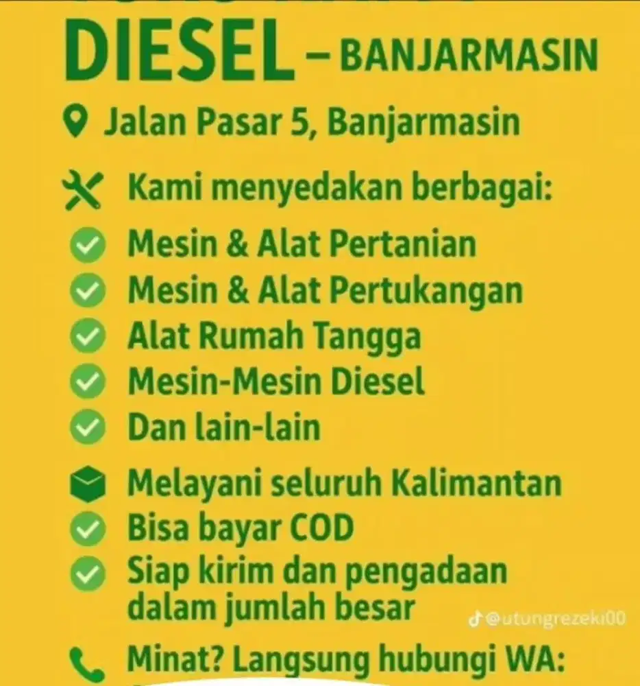 Alat dan Mesin Produksi lengkap
