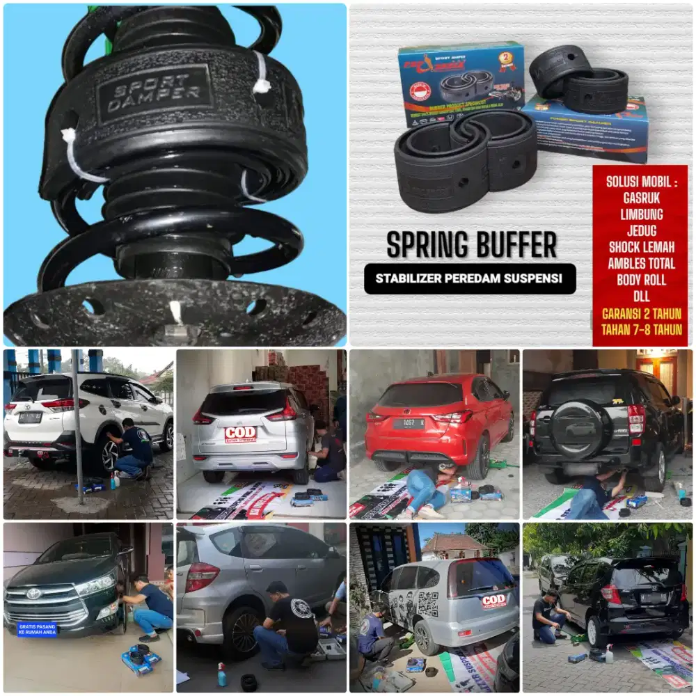 SPRING BUFFER DUMPER DAMPER STABILIZER PEREDAM SHOCKBREAKER MOBIL