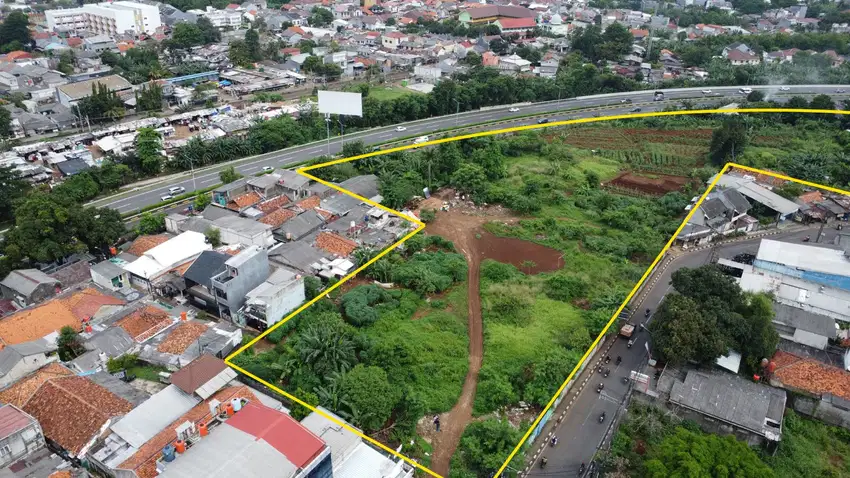 Tanah/Kavling Dengan Harga Dibawah NJOP Di PInggir Tol Bintaro