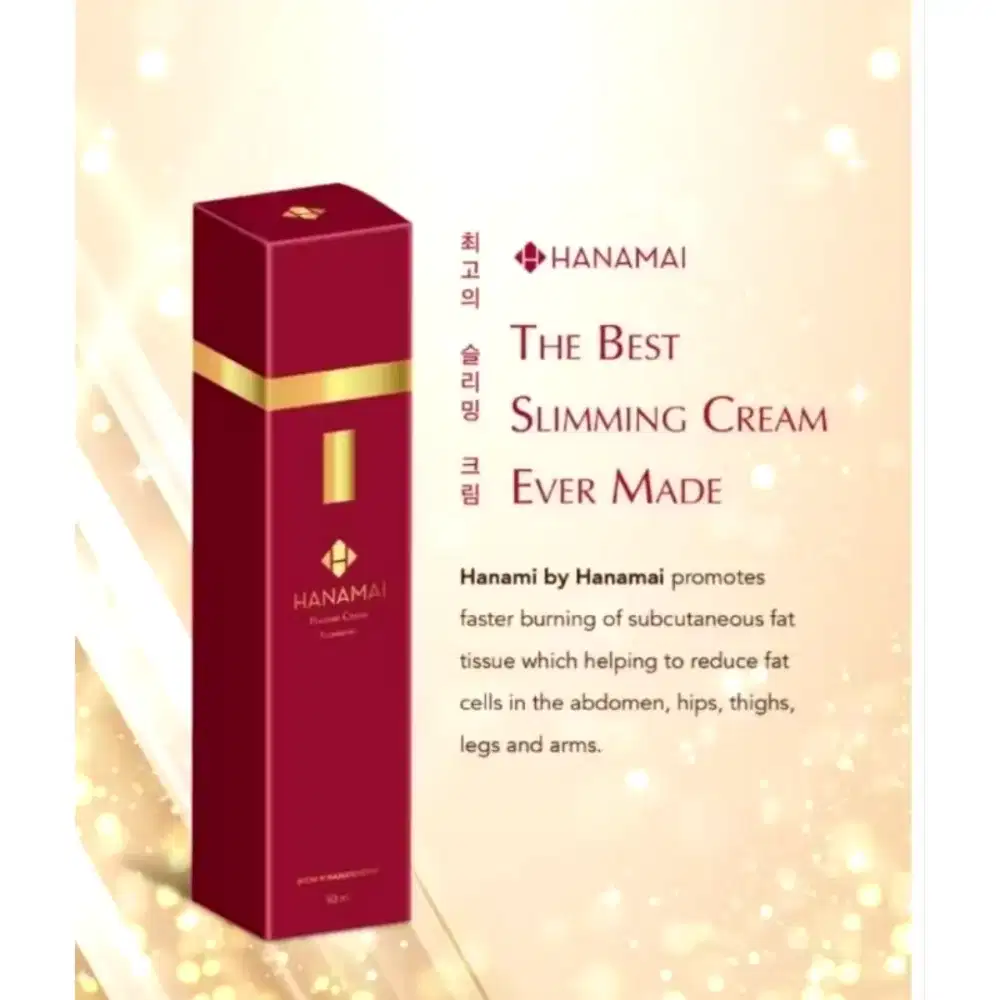 Slimming cream hanamai 100 % original