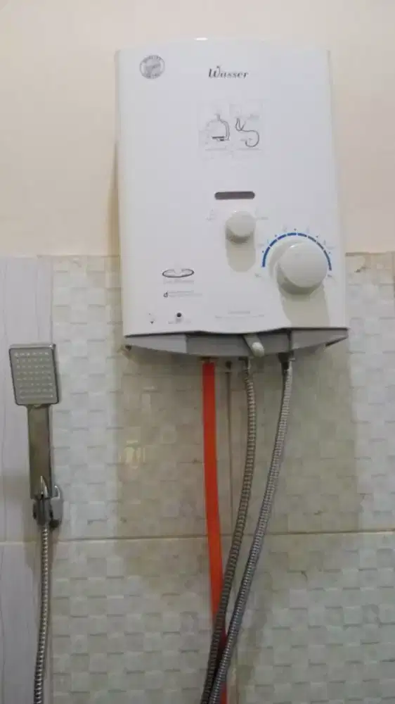 Pemasangan Waterheater Gas lengkap