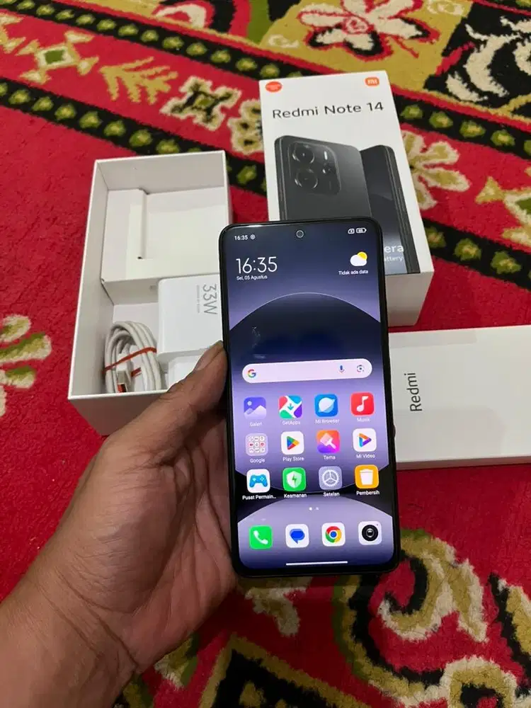 Redmi Note 14 4G (8/256) Mulus Fullset Ori