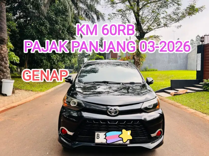 HARGA CASH KM 60RB TOYOTA AVANZA 1.3 VELOZ AT 2017 PAJAK MARET 2026