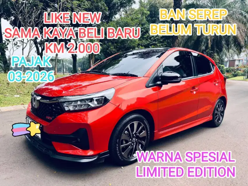 (HARGA CASH) KM 2000 HONDA BRIO RS AT 2024 WARNA LIMITED EDITION