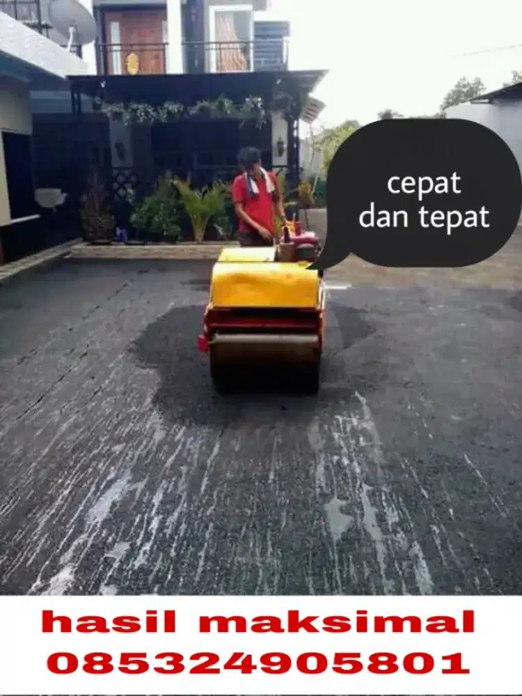 Pengaspalan hotmix halus