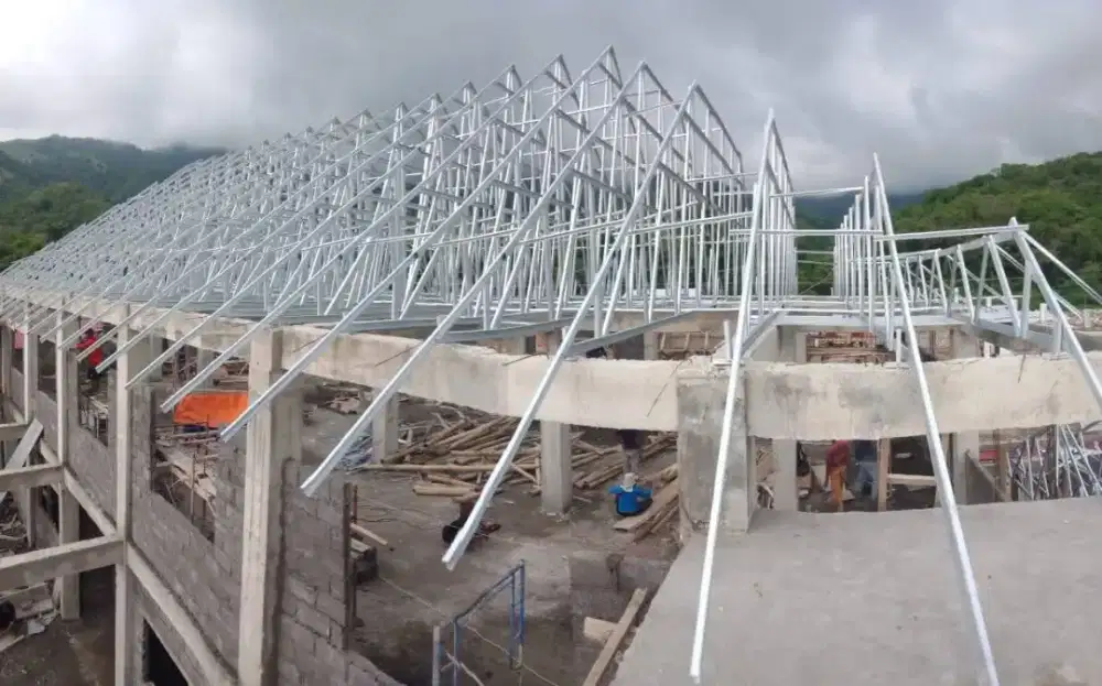 TUKANG ATAP BAJA RINGAN & FLAPON FVC & ATAP BOCOR