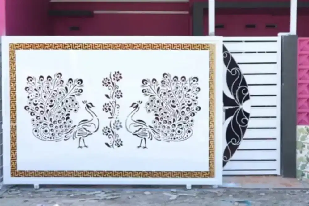 Bengkel las Lampung tralis kanopi pintu pagar gerbang tangga