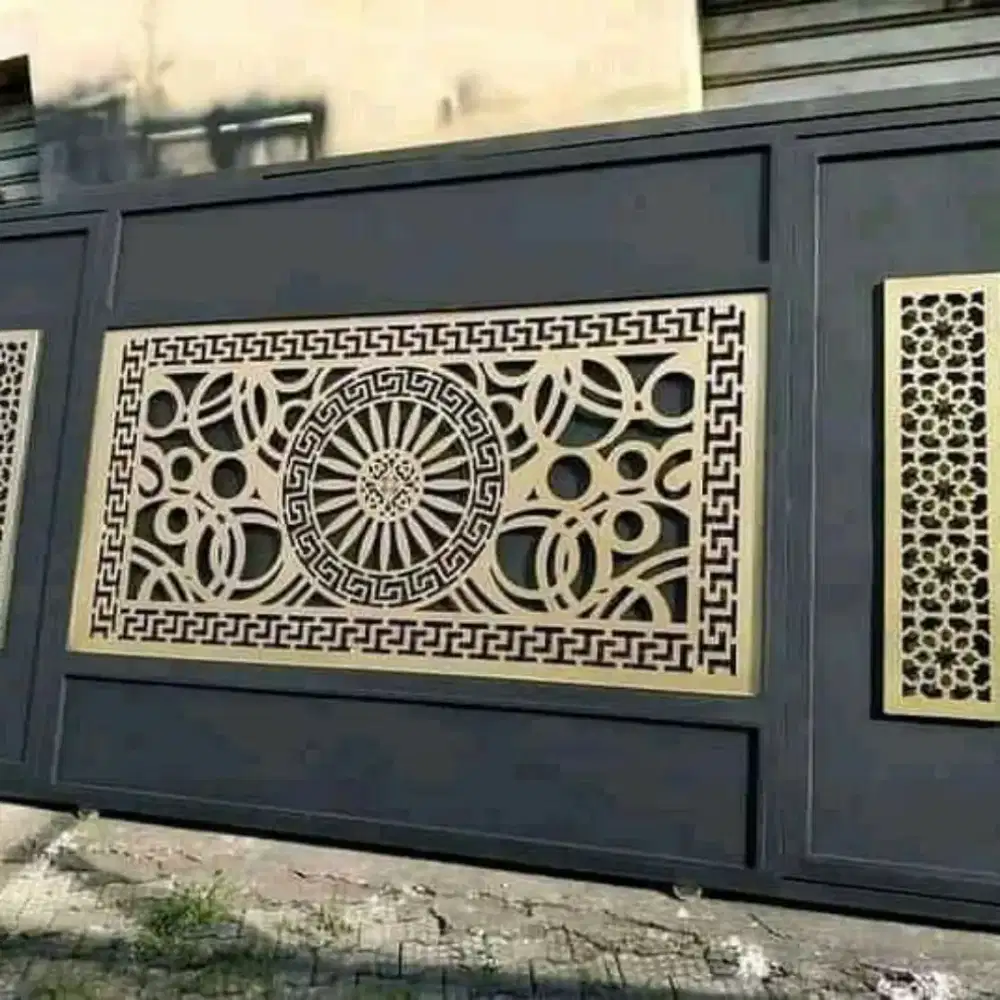 Bengkel las Lampung tralis kanopi pintu pagar gerbang tangga