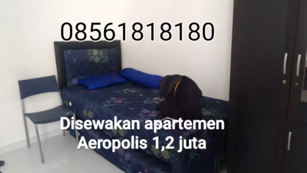 Disewakan Apartemen Aeropolis 1,2 juta termasuk IPL