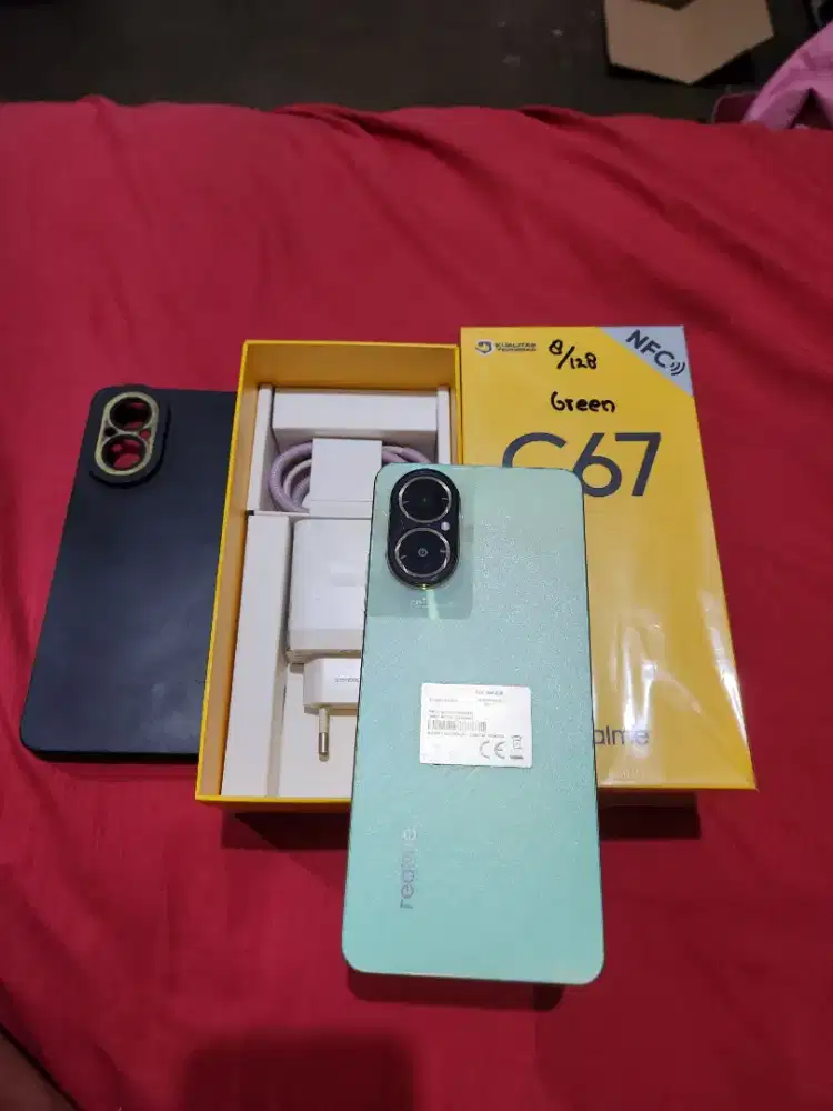 Jual cepat hp second Realme C67 ram 8+8/128 (like a new )
