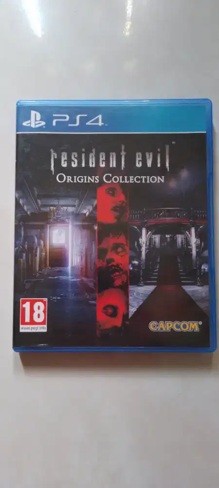 Blue Ray Disc PS4 PS5 Resident Evil Origins Collection 2 Game