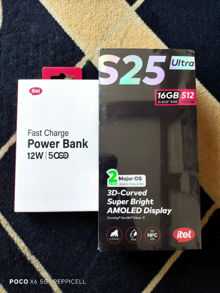 Itel S25 Ultra 8/512 GB NEW Garansi resmi