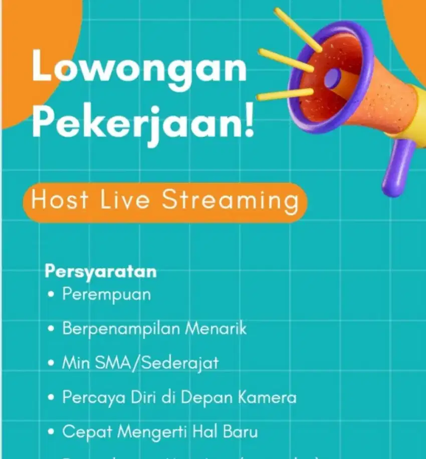 Part Time Host Live Streaming