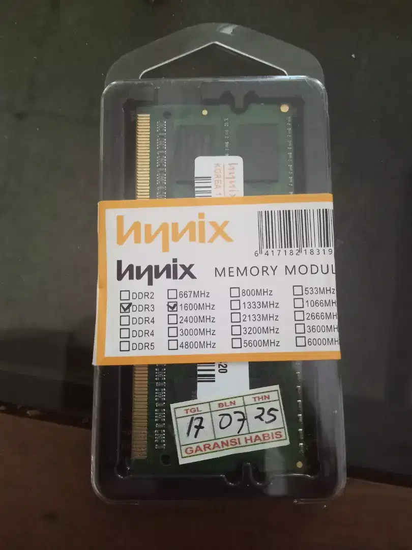 RAM DDR 3 8gb bekas