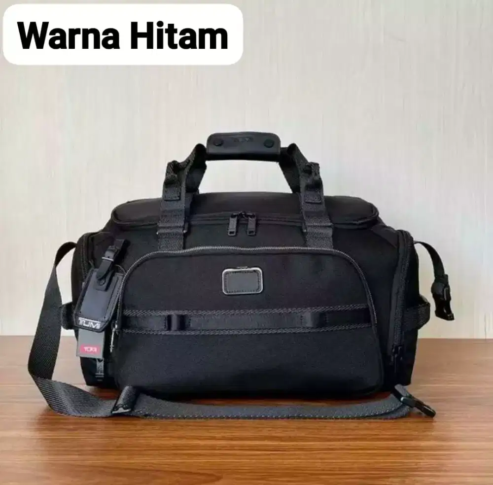 Tas Tumi Travel Gym Mason Duffel Bag Ready 3warna Hitam Biru Abu
