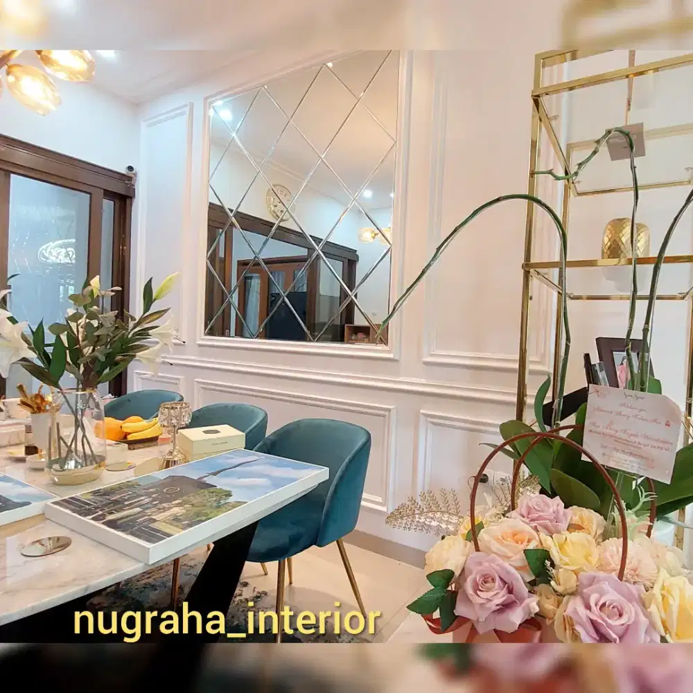 HOT DEAL Wallpaper, Wallmoulding, Plafon, Cermin bevel, TERBAIK