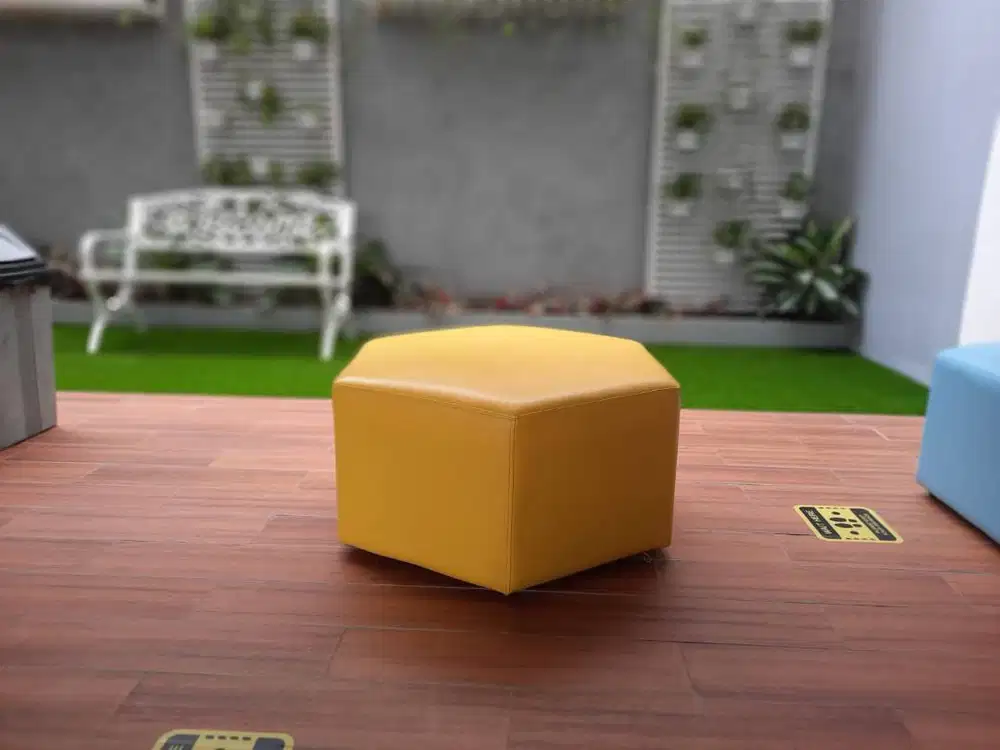 KURSI PUFF HEXAGON / Kursi Teras / Kursi Santai