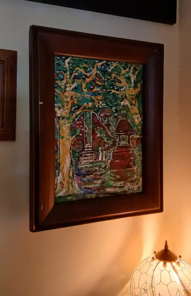 Lukisan arie smit temples and trees