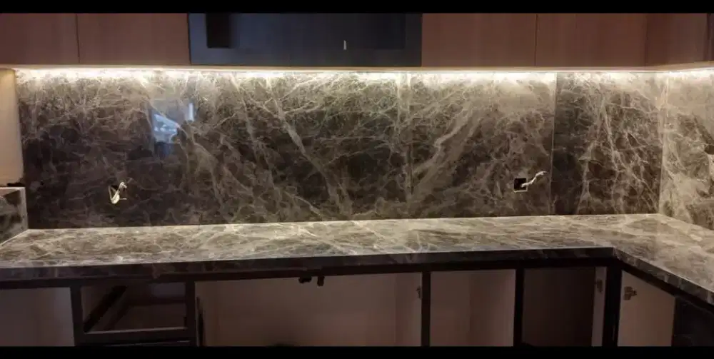 Top table meja marmer granit impor