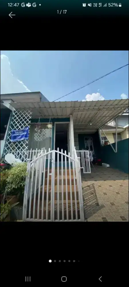 Dikontrakan Rumah Cantik Minimalis Dekat Tol Murah