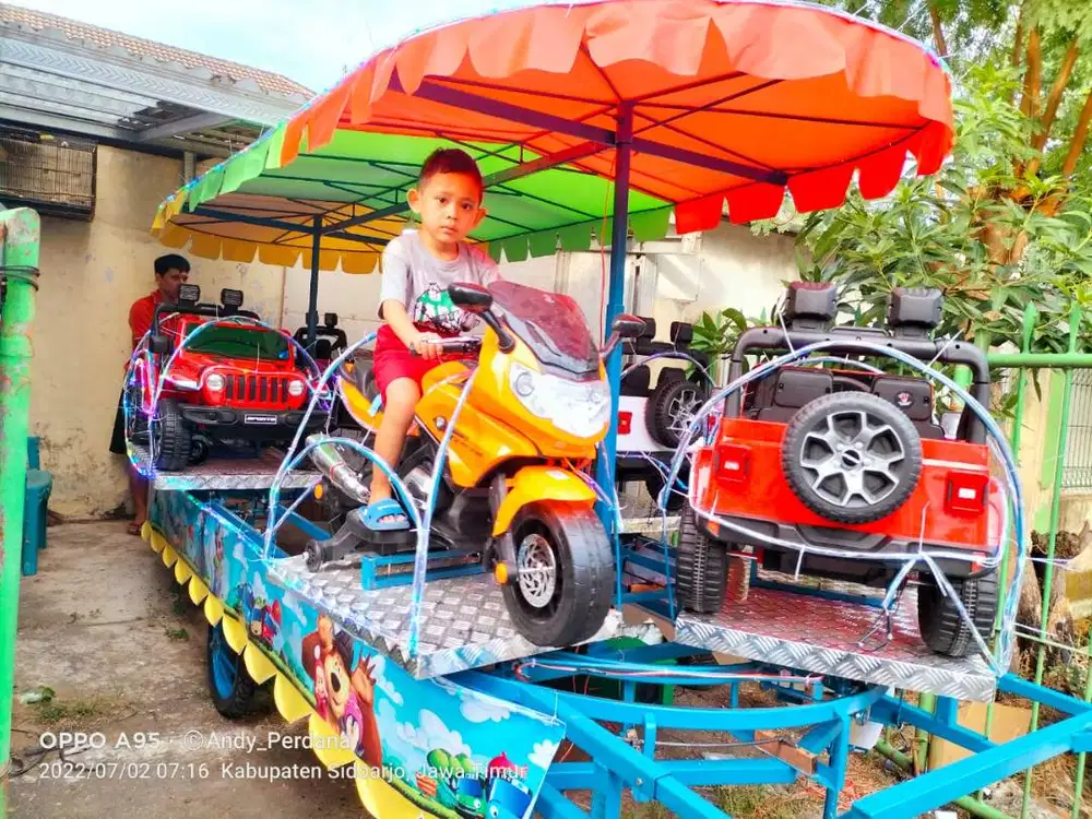 odong kereta panggung MRC mobil mix motor remote