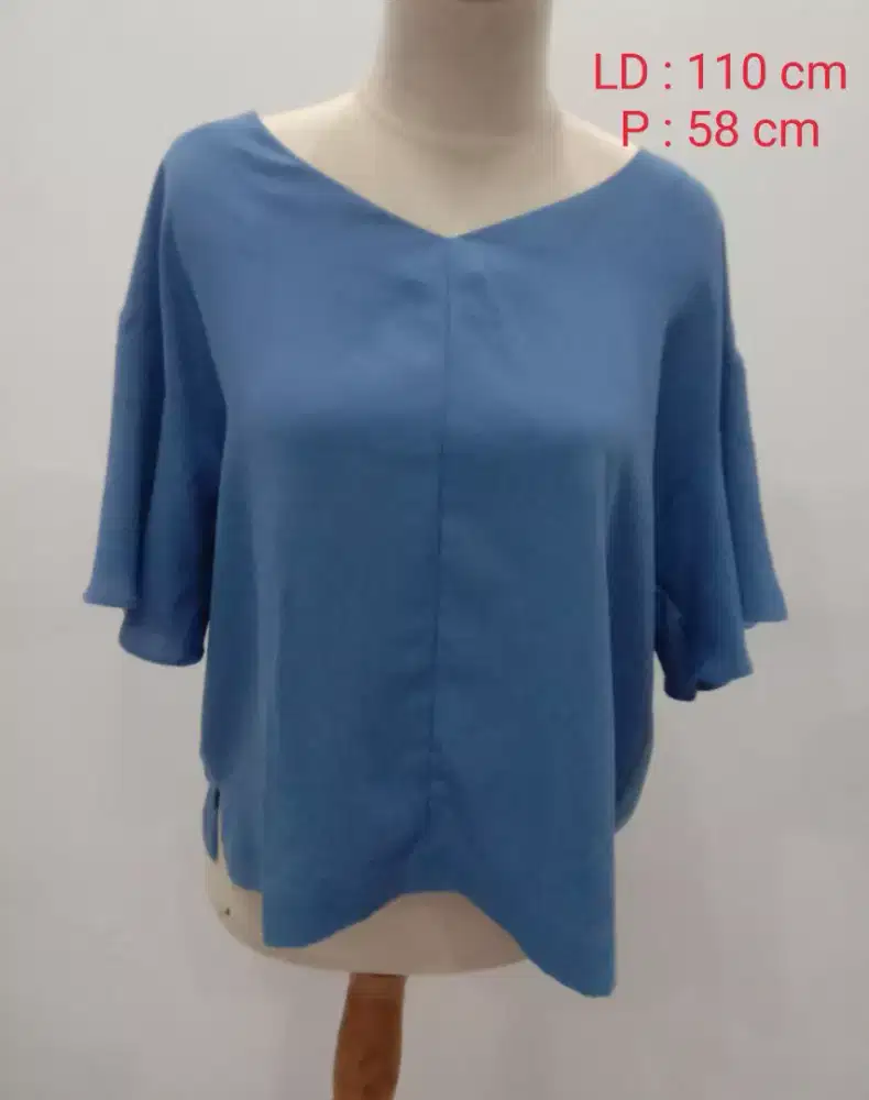 Blue Blouse Casual Preloved