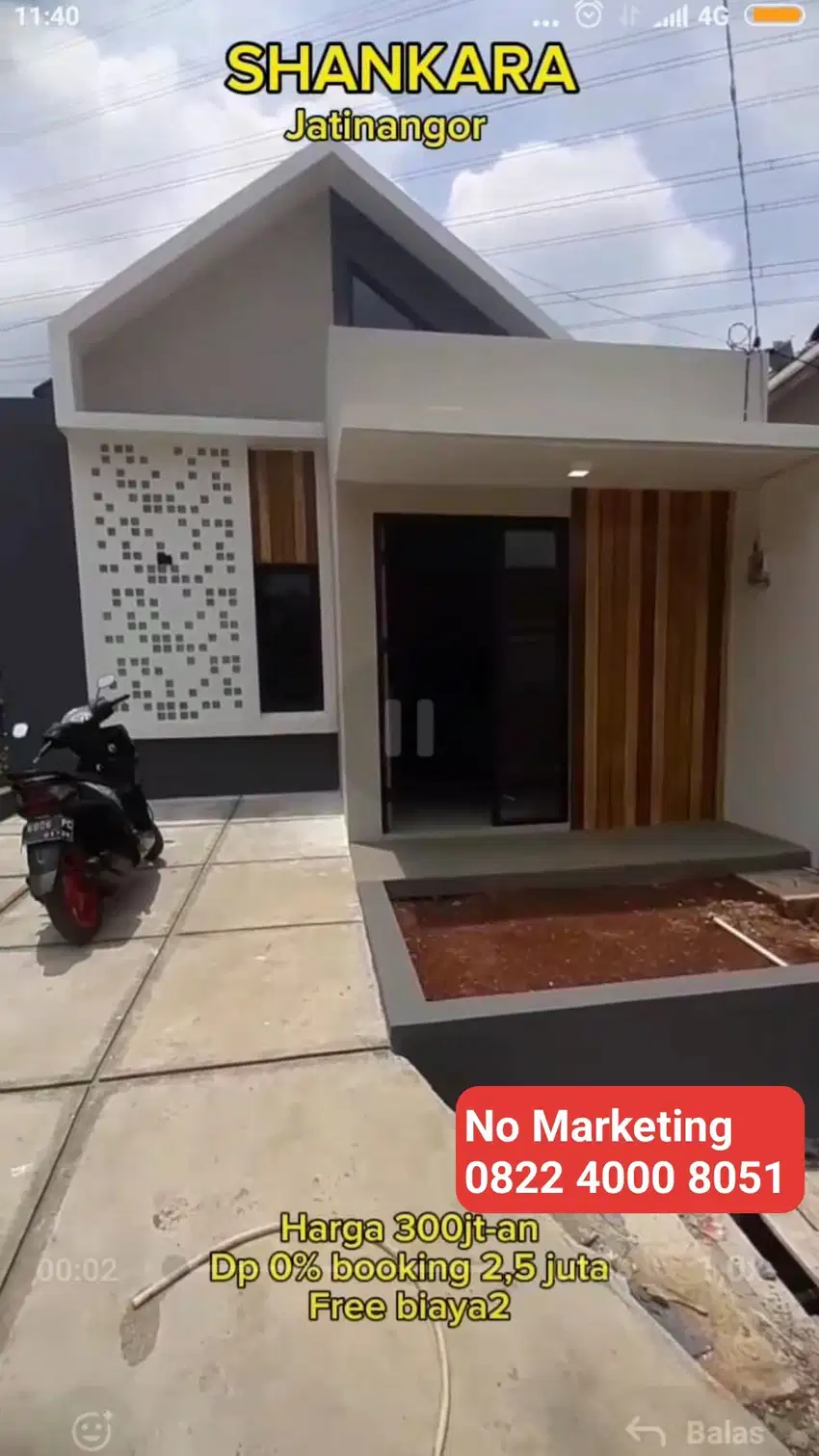 Rumah Dp 5 jeti All in, belakang Kahatex, Ranca Ekek, Bandung Timur.