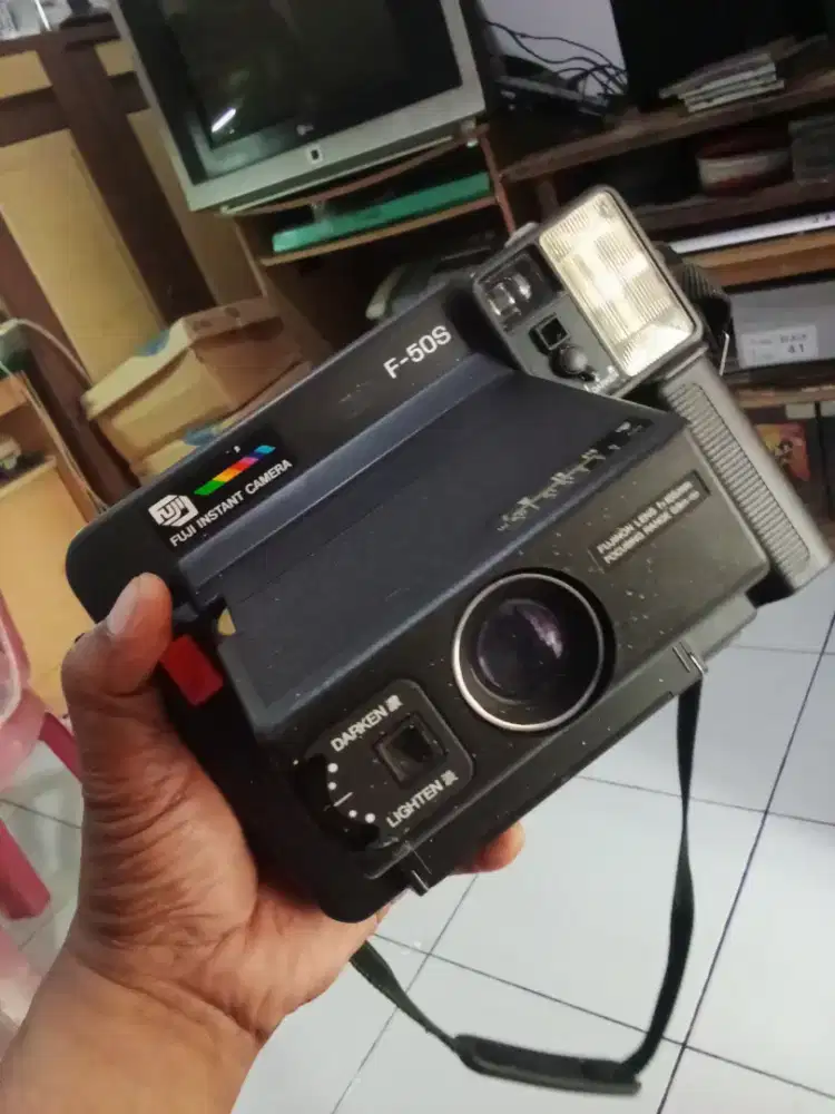 Vintage camera instant polaroid fujifilm