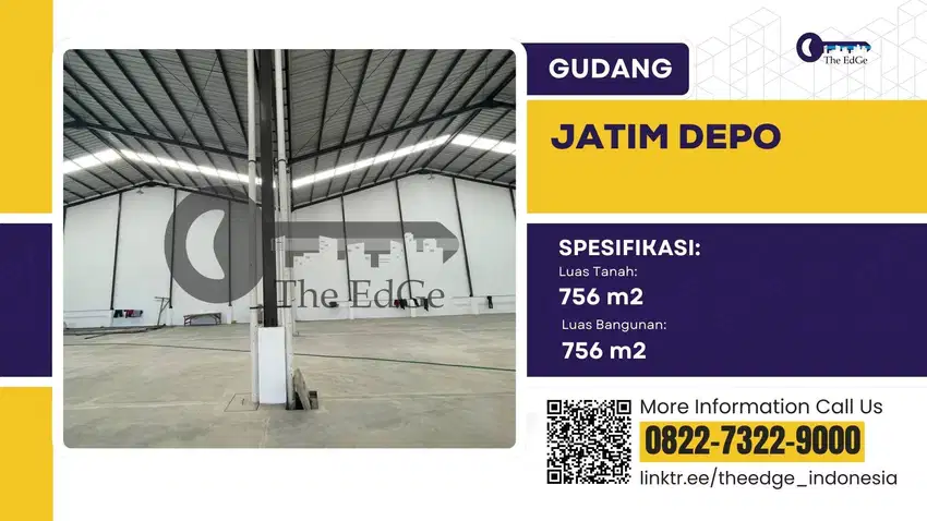 Jual Gudang Industri Jatim Depo Sidoarjo Akses Tol Gempol - The EdGe