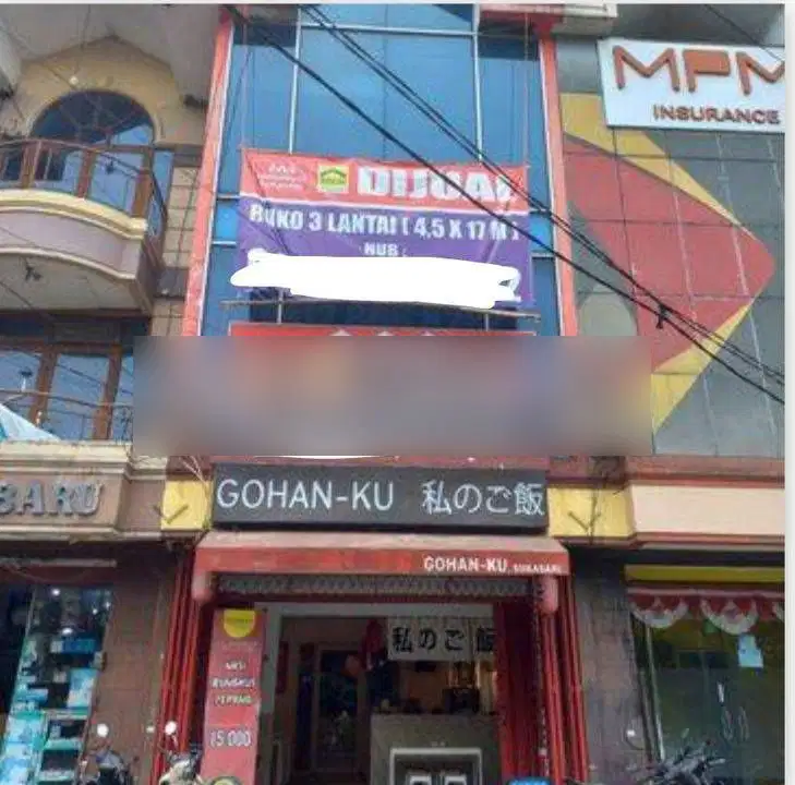 Ruko 3 Lantai, Tengah Kota di Sukasari