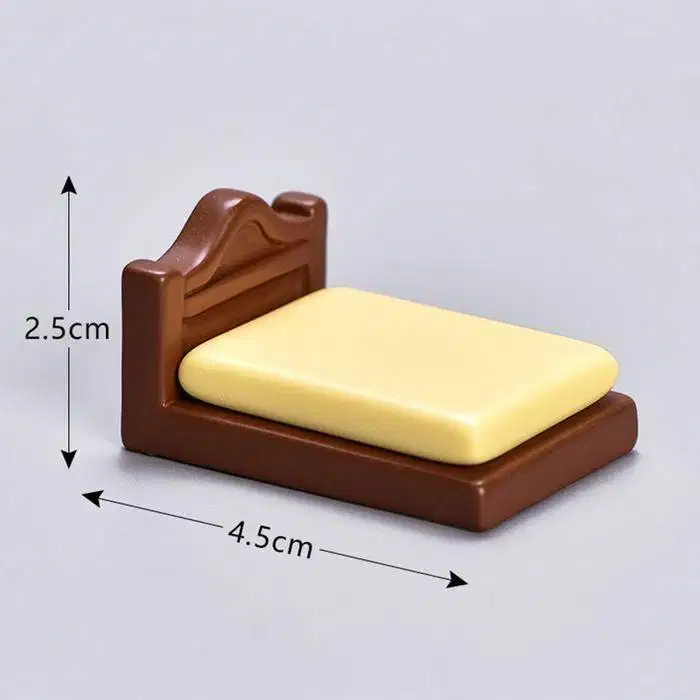 Miniatur Furniture Lampu Kursi Meja Lemari Tempat Tidur Dekorasi Rumah