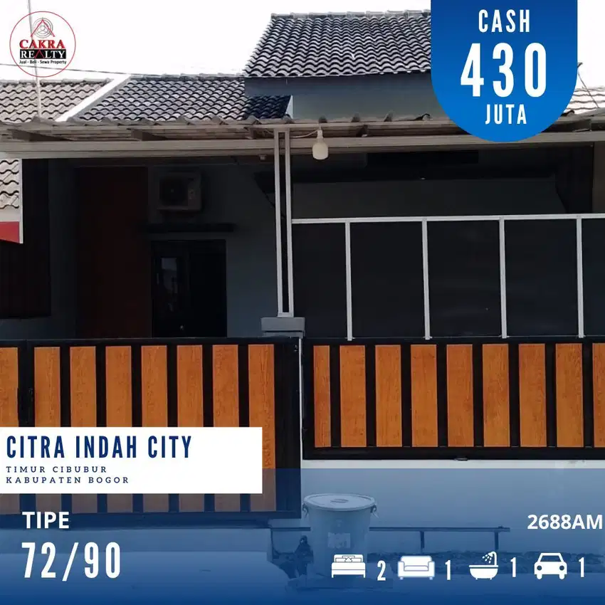 Rumah di Perumahan Strategis Citra Indah City 2689AM