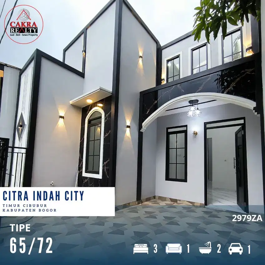 Dijual rumah dicitra indah city bogor rumah siap huni full renovasi