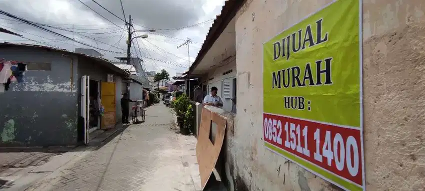 Dijual tanah dengan 6 bangunan rumah kontrakan pasar lama tangerang